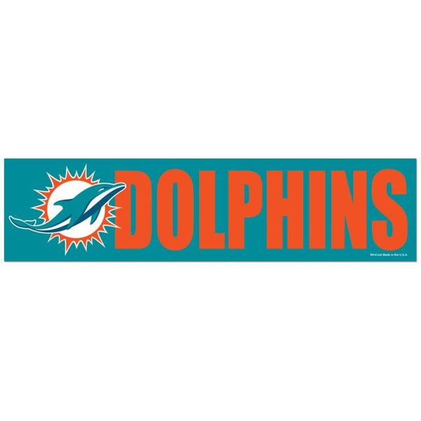 Wholesale-Miami Dolphins Bumper Strip 3" x 12"