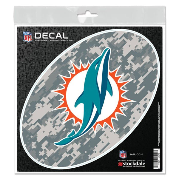 Wholesale-Miami Dolphins CAMO All Surface Decal 6" x 6"