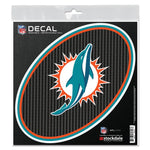 Wholesale-Miami Dolphins CARBON All Surface Decal 6" x 6"