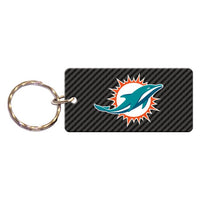 Wholesale-Miami Dolphins CARBON Keychain Rectangle