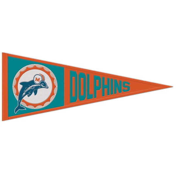 Wholesale-Miami Dolphins Classic Wool Pennant 13" x 32"