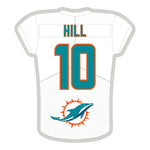 Wholesale-Miami Dolphins Collector Pin Jewelry Card Tyreek Hill