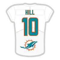 Wholesale-Miami Dolphins Collector Pin Jewelry Card Tyreek Hill