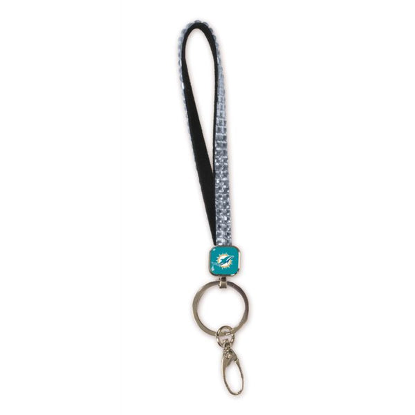 Wholesale-Miami Dolphins Crystal Bling Key Strap