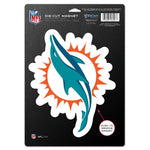 Wholesale-Miami Dolphins Die Cut Logo Magnet 6.25" x 9"