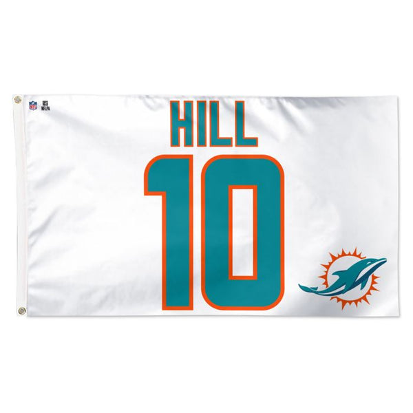 Wholesale-Miami Dolphins Flag - Deluxe 3' X 5' Tyreek Hill