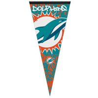 Wholesale-Miami Dolphins GRAFFITI Premium Pennant 17" x 40"