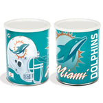 Wholesale-Miami Dolphins Gift Tin 1 Gallon