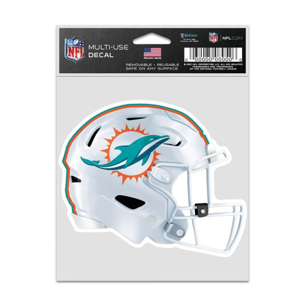 Wholesale-Miami Dolphins Helmet Fan Decals 3.75" x 5"