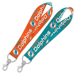 Wholesale-Miami Dolphins Lanyard Key Strap 1"