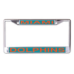 Wholesale-Miami Dolphins Lic Plt Frame S/L Printed