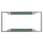 Wholesale-Miami Dolphins Lic Plt Frame S/S Printed