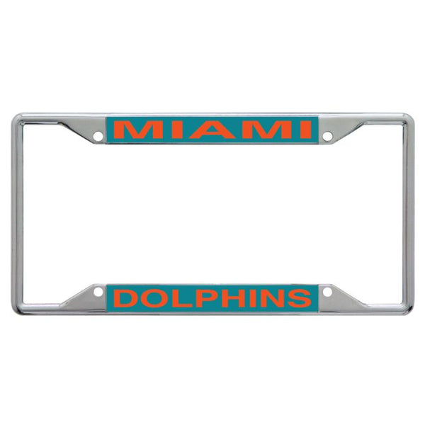 Wholesale-Miami Dolphins Lic Plt Frame S/S Printed