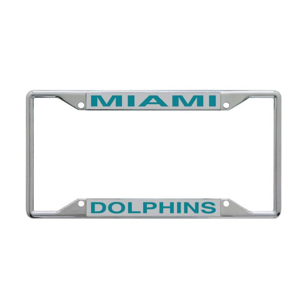 Wholesale-Miami Dolphins Lic Plt Frame S/S Printed