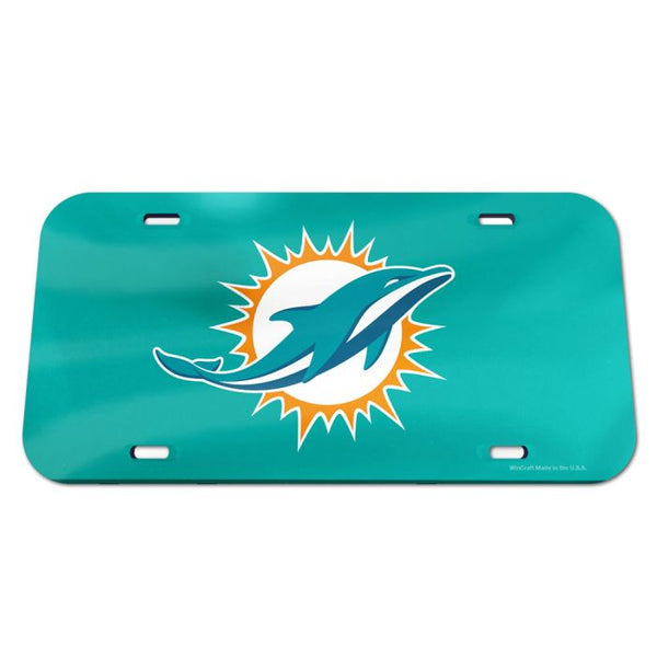 Wholesale-Miami Dolphins Logo Specialty Acrylic License Plate