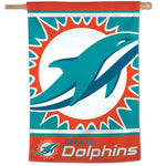 Wholesale-Miami Dolphins MEGA LOGO Vertical Flag 28" x 40"