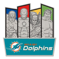 Wholesale-Miami Dolphins / Marvel (C) 2021 Marvel Collector Pin Jewelry Card