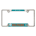 Wholesale-Miami Dolphins Metal License Plate Frame