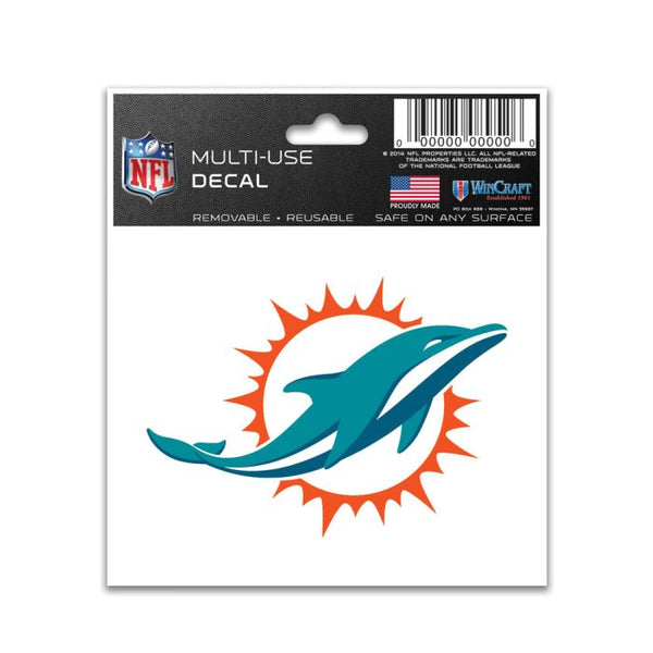 Wholesale-Miami Dolphins Multi-Use Decal 3" x 4"