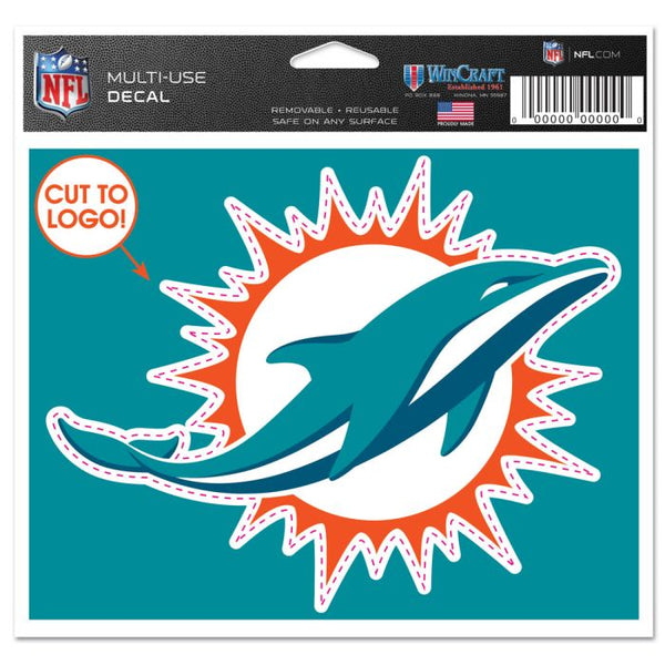 Wholesale-Miami Dolphins Multi-Use Decal - cut to logo 5" x 6"