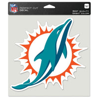 Wholesale-Miami Dolphins Perfect Cut Color Decal 8" x 8"