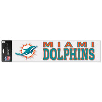 Wholesale-Miami Dolphins Perfect Cut Decals 4" x 17"