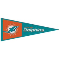 Wholesale-Miami Dolphins Primary Wool Pennant 13" x 32"