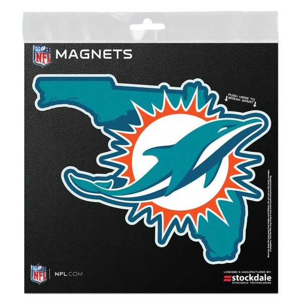 Wholesale-Miami Dolphins STATE Outdoor Magnets 6" x 6"