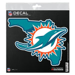 Wholesale-Miami Dolphins STATE SHAPE All Surface Decal 6" x 6"
