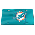 Wholesale-Miami Dolphins STATE Specialty Acrylic License Plate