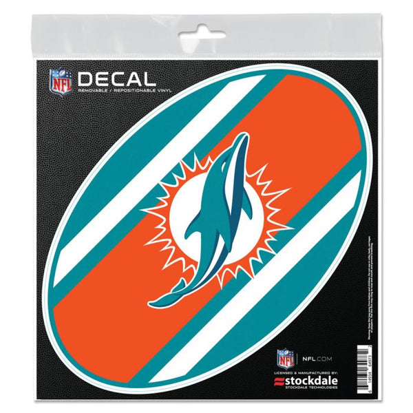Wholesale-Miami Dolphins STRIPES All Surface Decal 6" x 6"