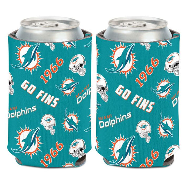 Wholesale-Miami Dolphins Scatterprint Can Cooler 12 oz.