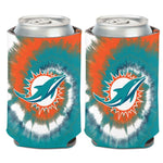 Wholesale-Miami Dolphins Tie Dye Can Cooler 12 oz.