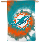 Wholesale-Miami Dolphins Tie Dye Vertical Flag 28" x 40"