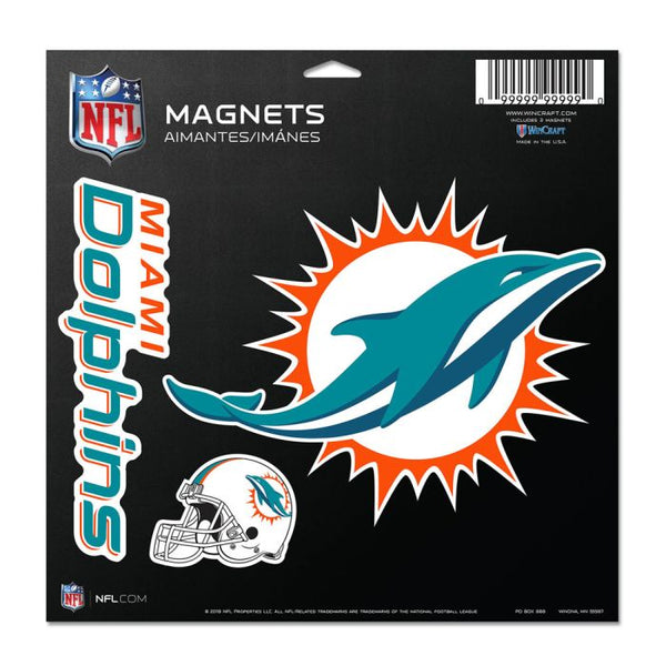 Wholesale-Miami Dolphins Vinyl Magnet 11" x 11"