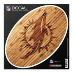 Wholesale-Miami Dolphins WOOD All Surface Decal 6" x 6"