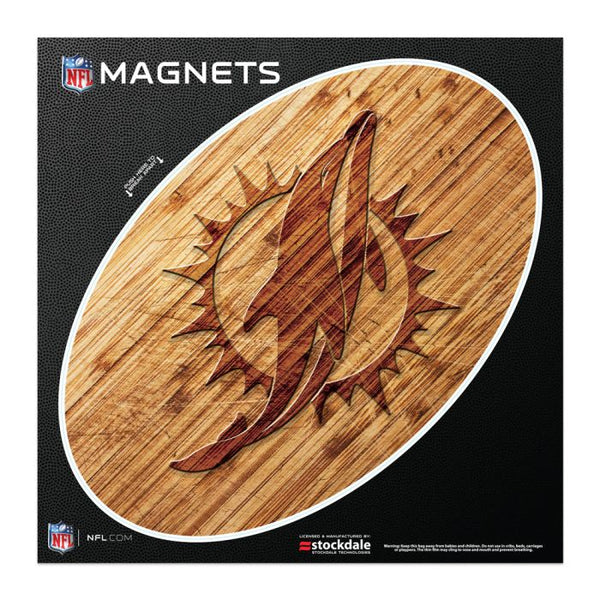 Wholesale-Miami Dolphins WOOD Outdoor Magnets 12" x 12"