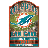 Wholesale-Miami Dolphins Wood Sign 11" x 17" 1/4" thick