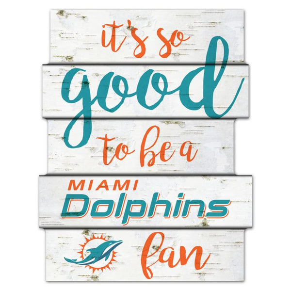 Wholesale-Miami Dolphins Wood Sign 11"X14"