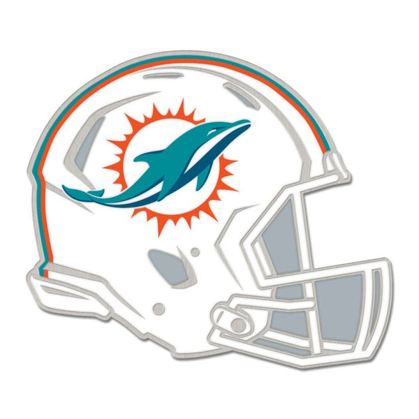 Wholesale-Miami Dolphins helmet Collector Enamel Pin Jewelry Card