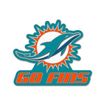 Wholesale-Miami Dolphins slogan Collector Enamel Pin Jewelry Card