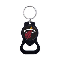 Wholesale-Miami Heat Black Bottle Opener Key Ring