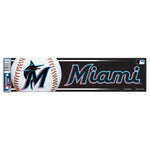 Wholesale-Miami Marlins Bumper Strip 3" x 12"