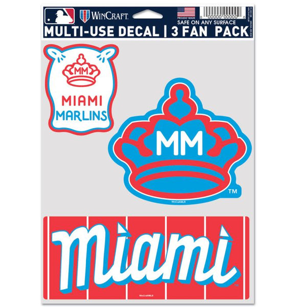 Wholesale-Miami Marlins City Multi Use 3 Fan Pack