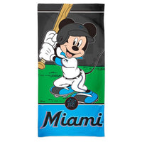 Wholesale-Miami Marlins / Disney Mickey Mouse Spectra Beach Towel 30" x 60"