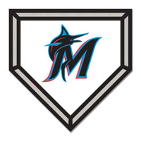 Wholesale-Miami Marlins HOME PLATE Collector Enamel Pin Jewelry Card