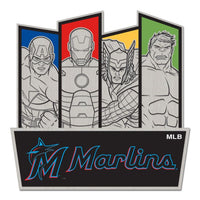 Wholesale-Miami Marlins / Marvel (c) 2021 MARVEL Collector Pin Jewelry Card
