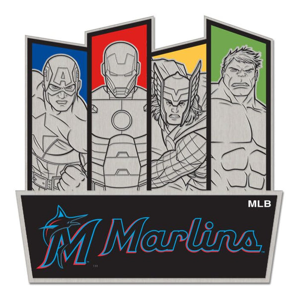 Wholesale-Miami Marlins / Marvel (c) 2021 MARVEL Collector Pin Jewelry Card