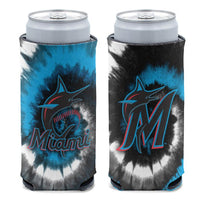 Wholesale-Miami Marlins TIE DYE 12 oz Slim Can Cooler