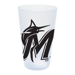 Wholesale-Miami Marlins icicle 16 oz Silicone Pint Glass
